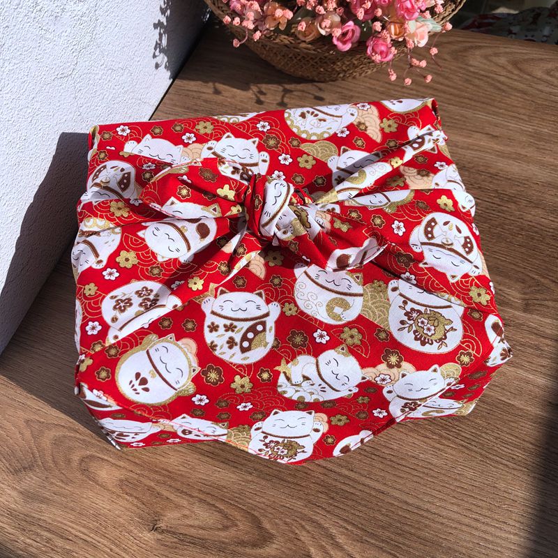 Furoshiki Wrap Cloth - فوروشيكي-قماش ملفوف ياباني تقليدي ، قطن