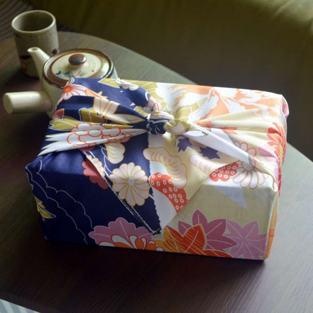 منديل ياباني فوروشيكي 70×70 سم - مراجعة Furoshiki Wrap Cloth وسعره
