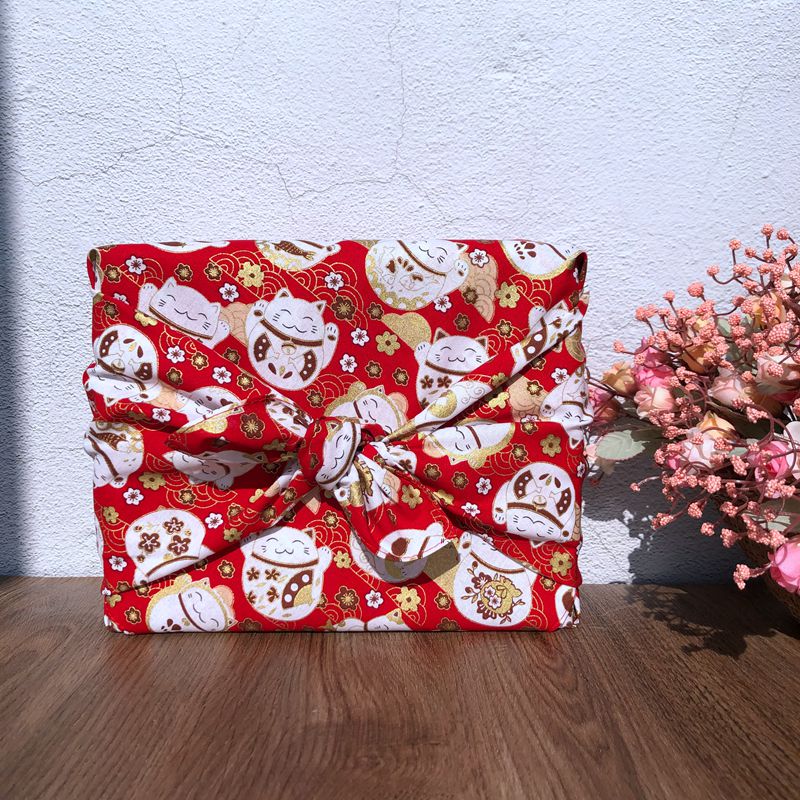فوروشيكي-قماش ملفوف ياباني تقل - مراجعة Furoshiki Wrap Cloth وسعره